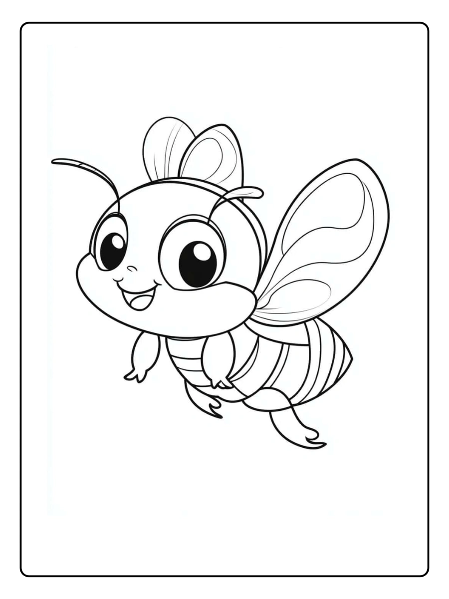biene ausmalbild (5)