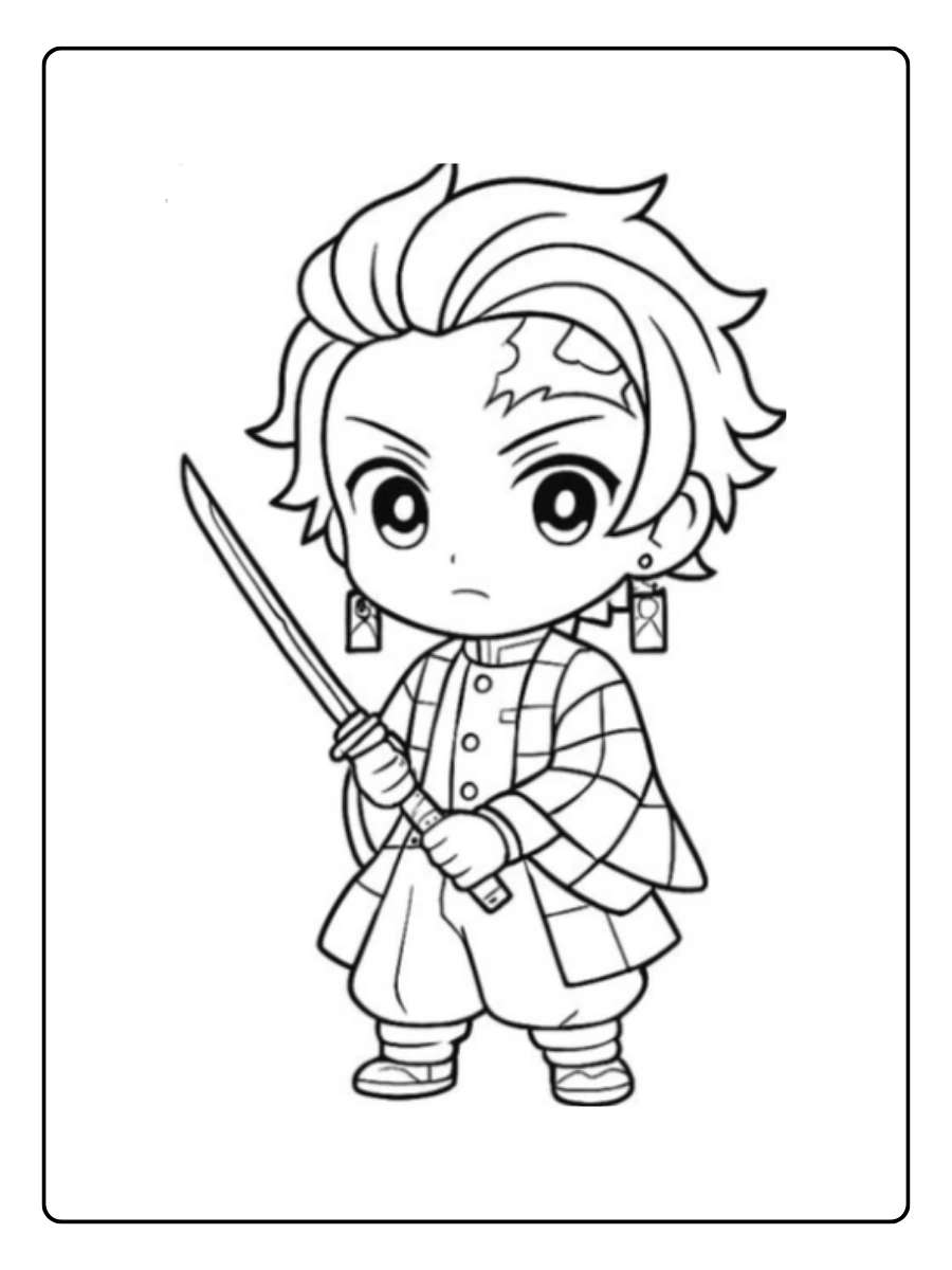 demon slayer ausmalbilder