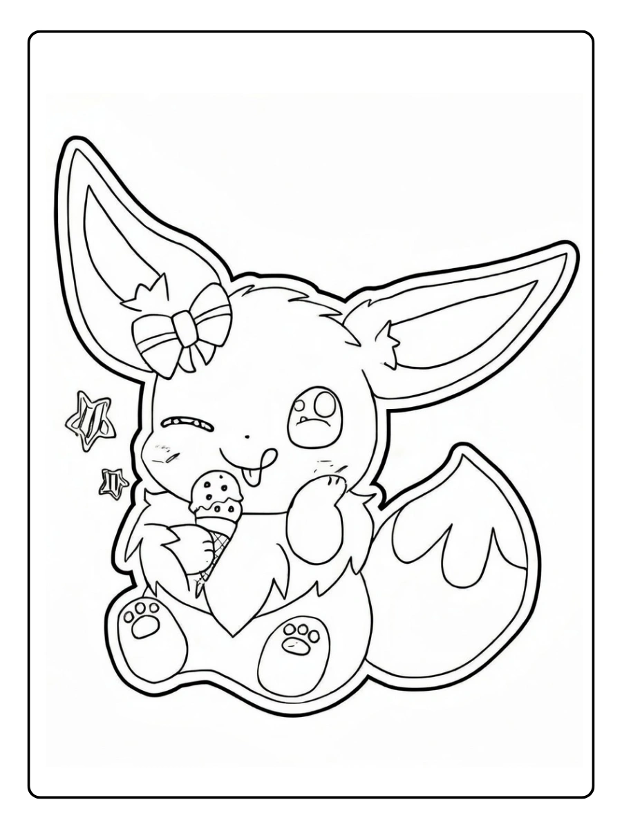 evoli ausmalbild (11)