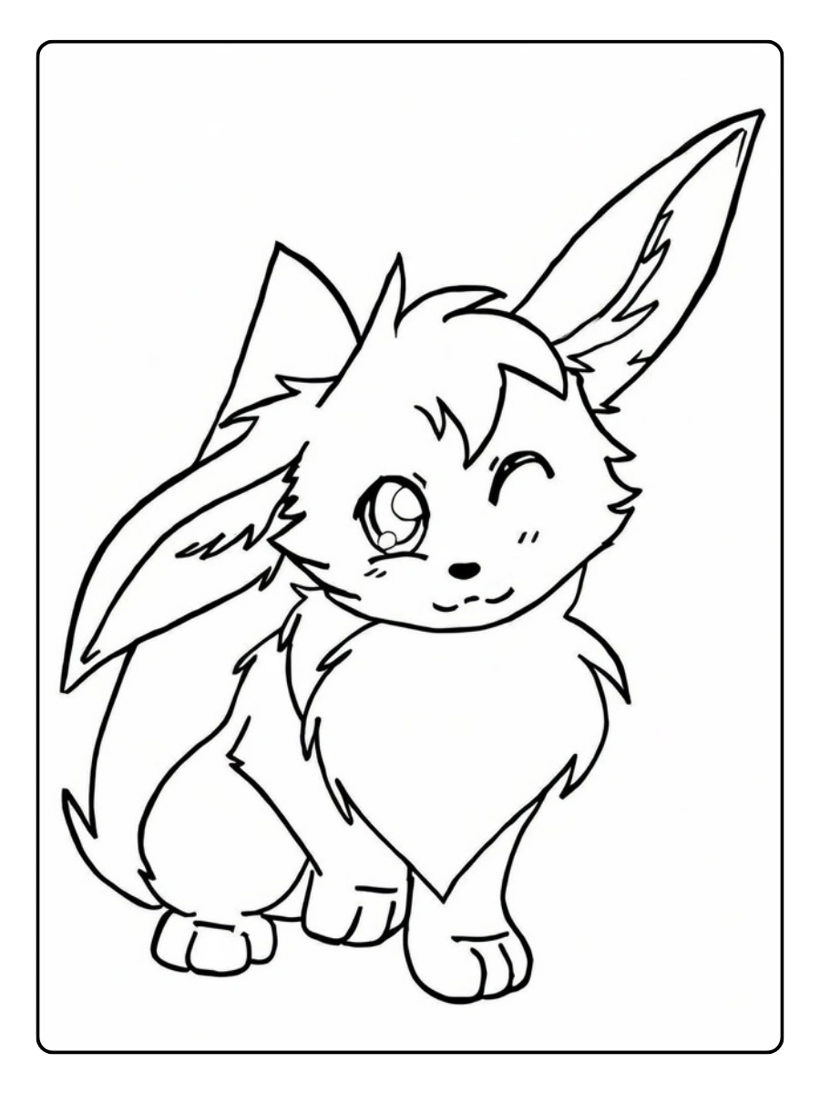 evoli ausmalbild (12)