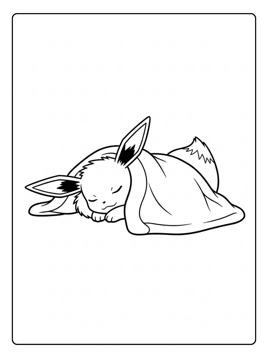 evoli ausmalbild (15)