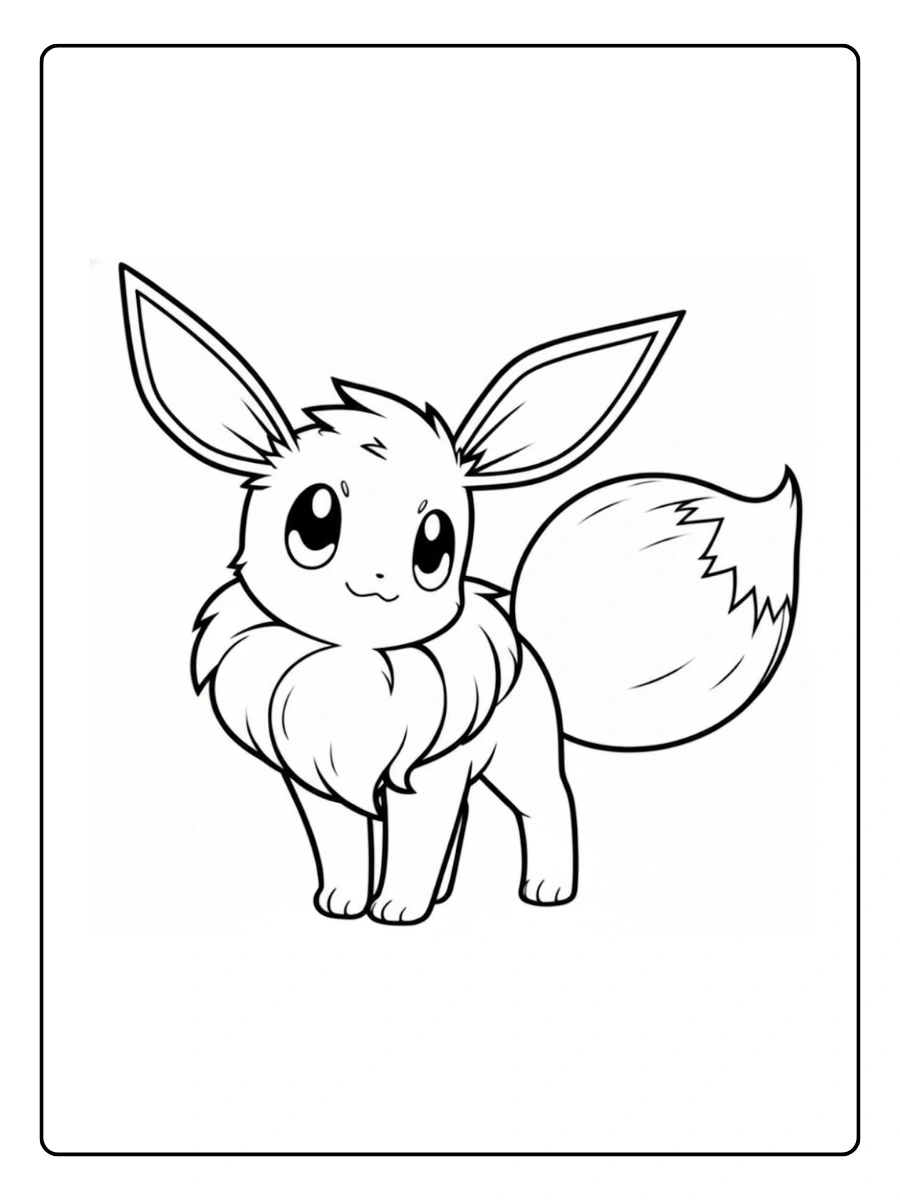 evoli ausmalbild (5)