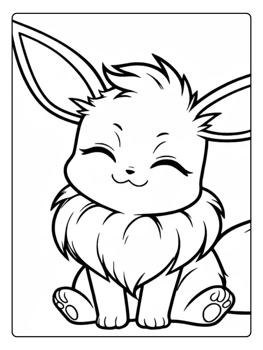 evoli ausmalbild (6)