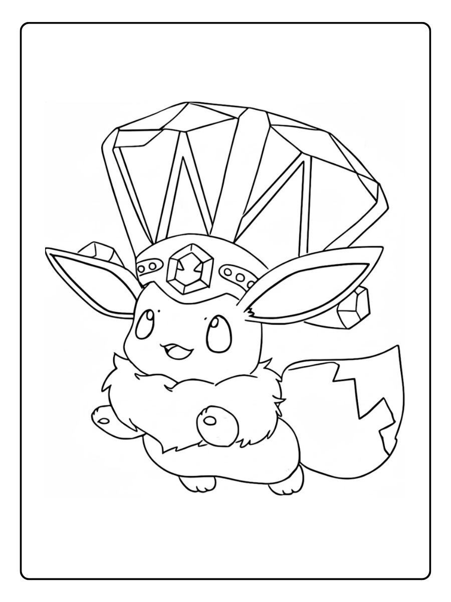 evoli ausmalbild (9)