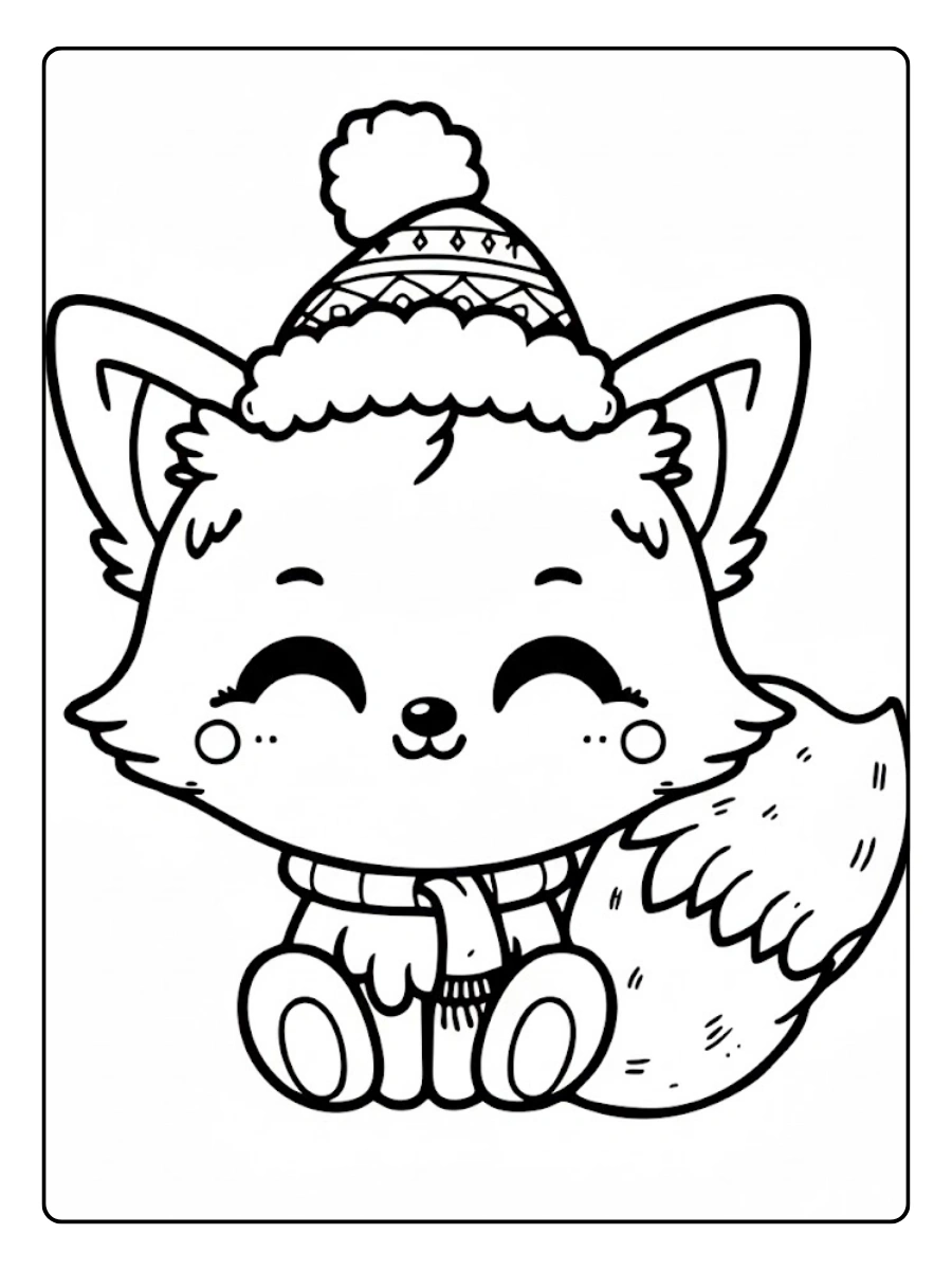 fuchs ausmalbild (10)