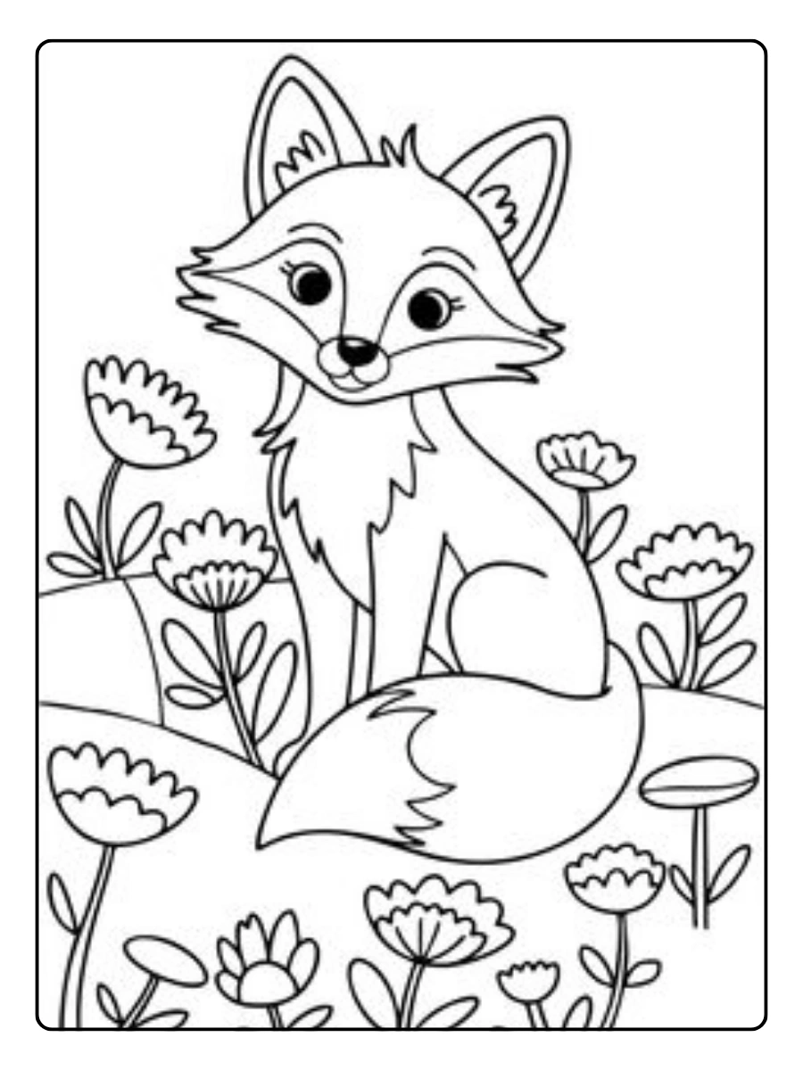 fuchs ausmalbild (11)