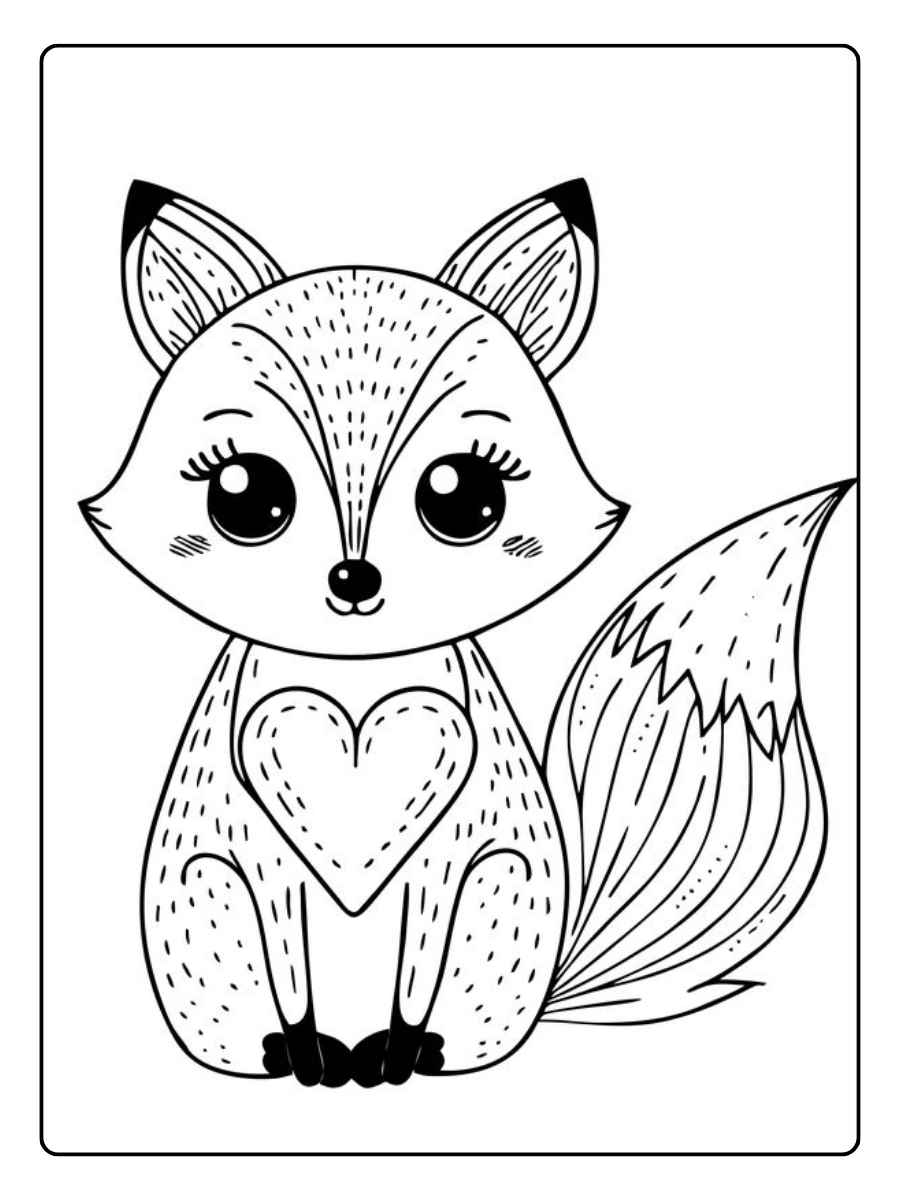 fuchs ausmalbild (12)