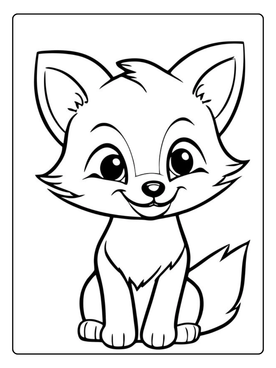 fuchs ausmalbild (2)