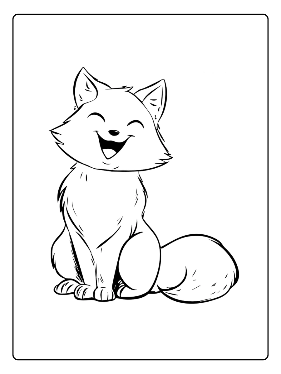 fuchs ausmalbild (3)