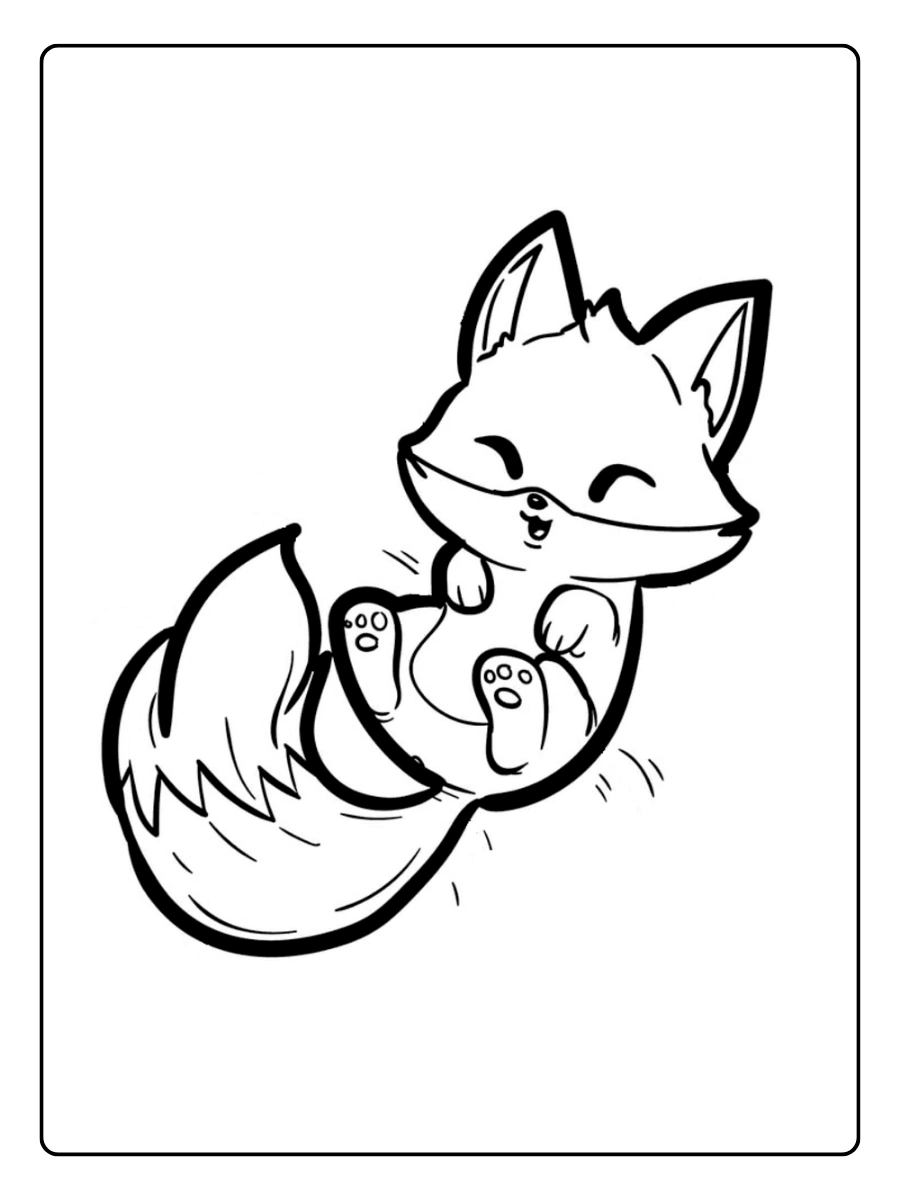 fuchs ausmalbild (5)