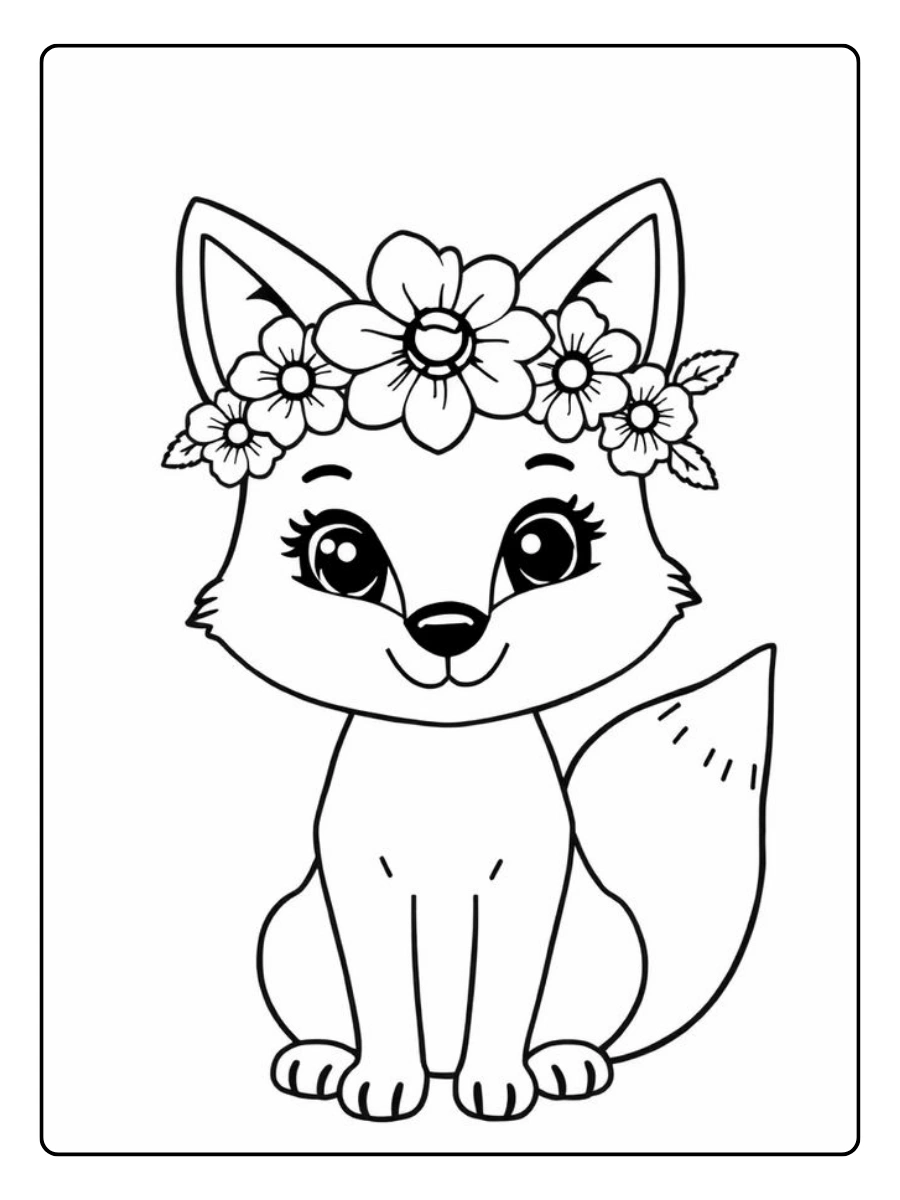 fuchs ausmalbild (6)