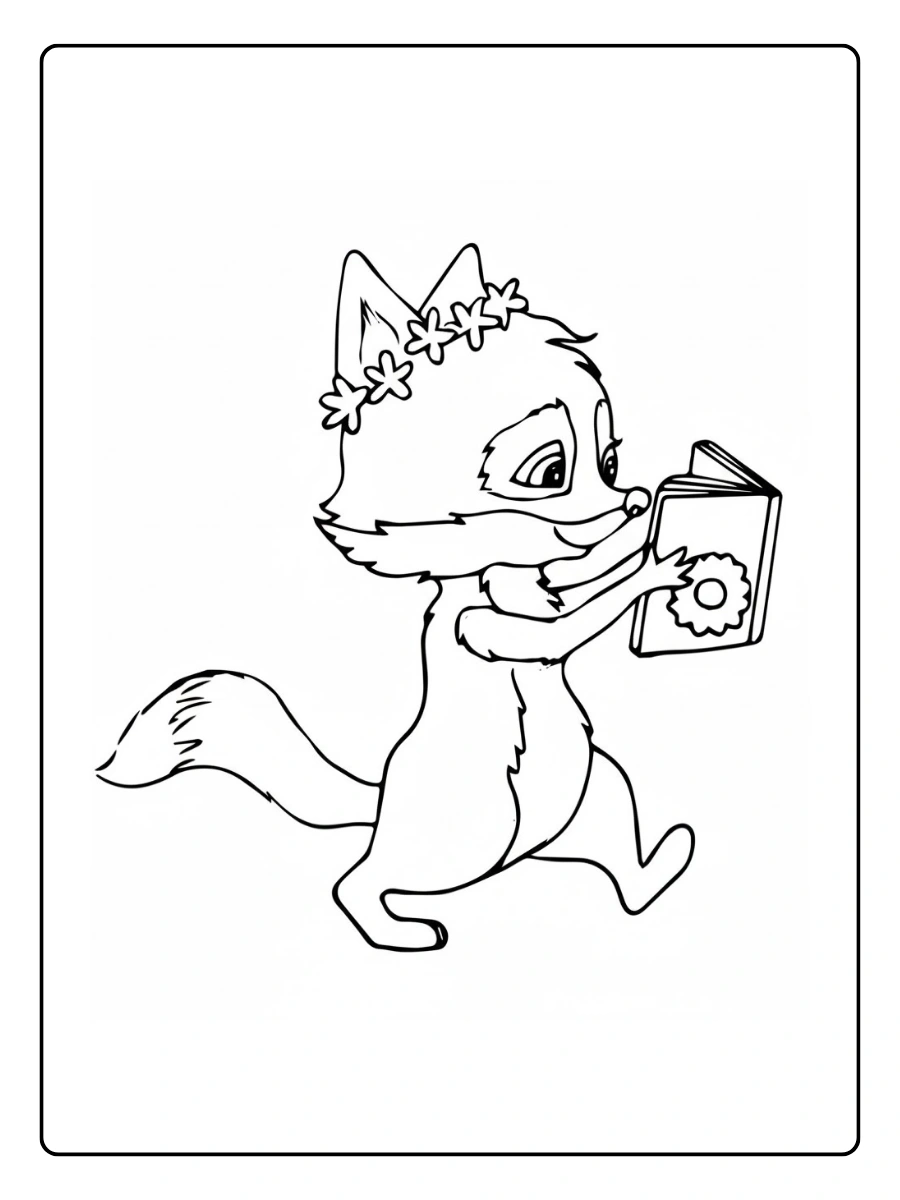 fuchs ausmalbild (7)