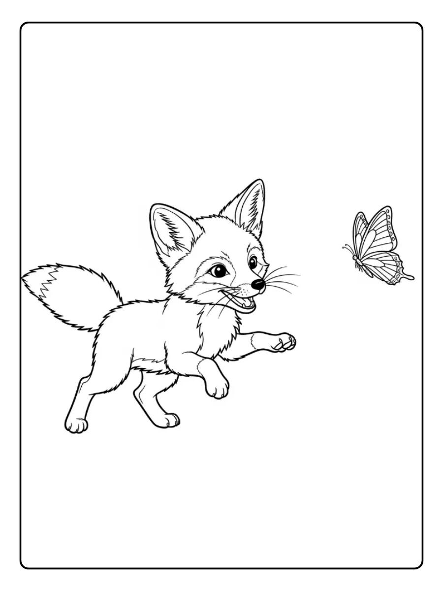 fuchs ausmalbild (8)