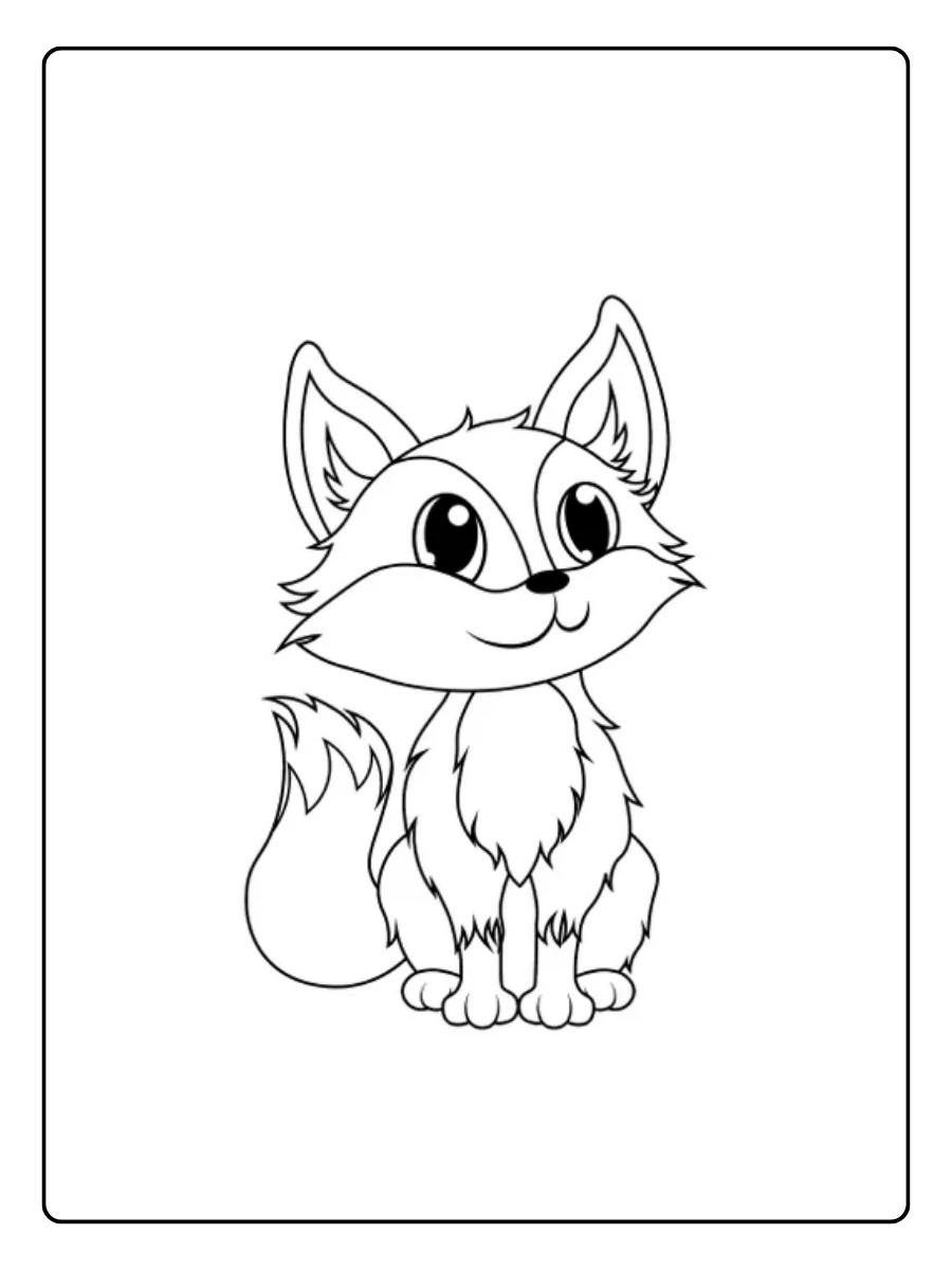 fuchs ausmalbild (9)