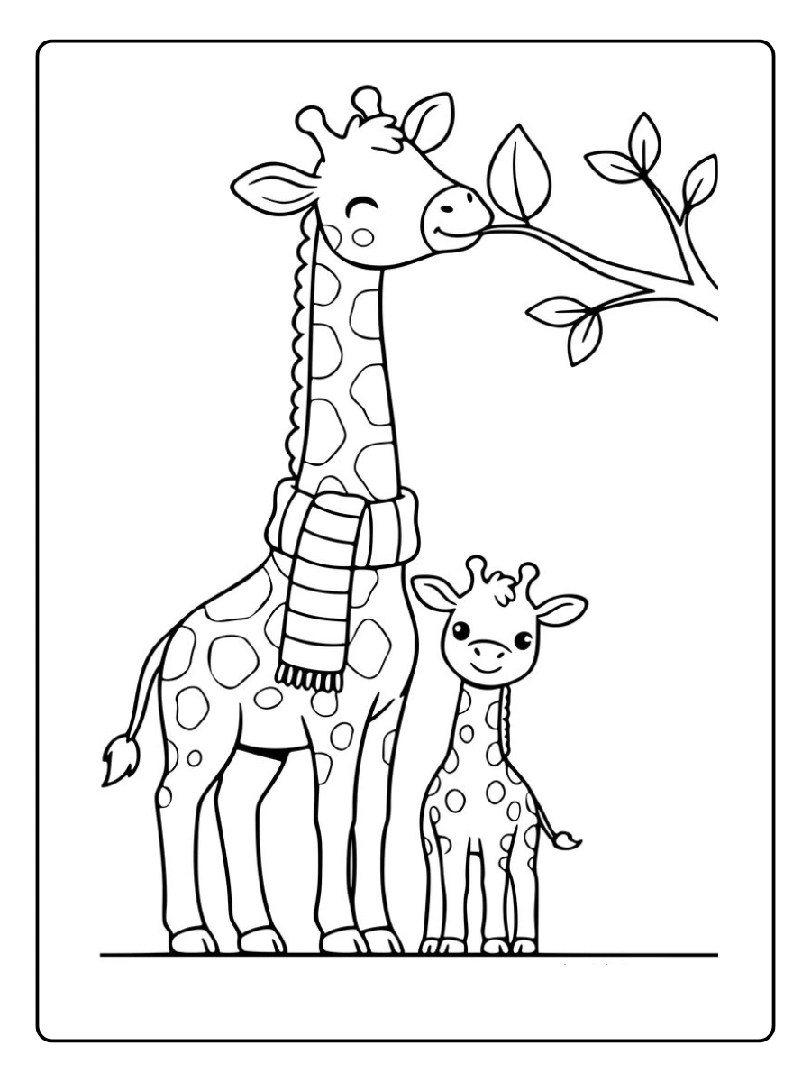 giraffe ausmalbild (10)