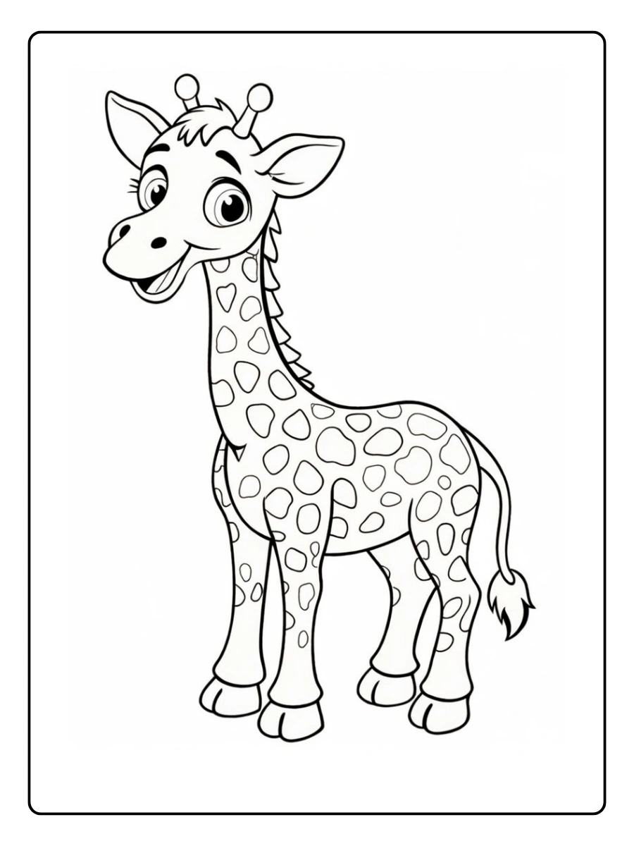 giraffe ausmalbild (15)