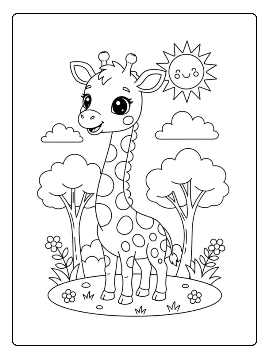 giraffe ausmalbild (9)