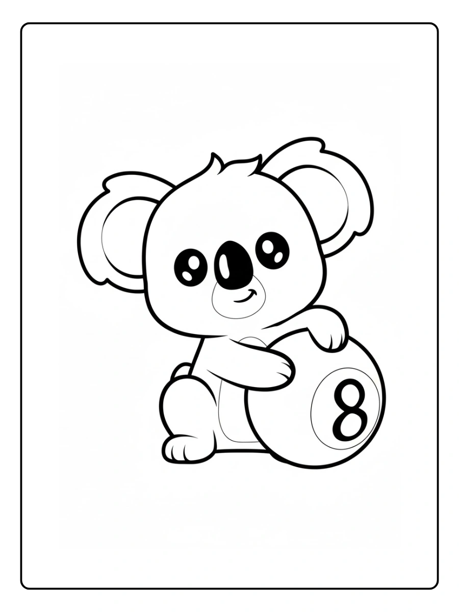 koala ausmalbild (11)