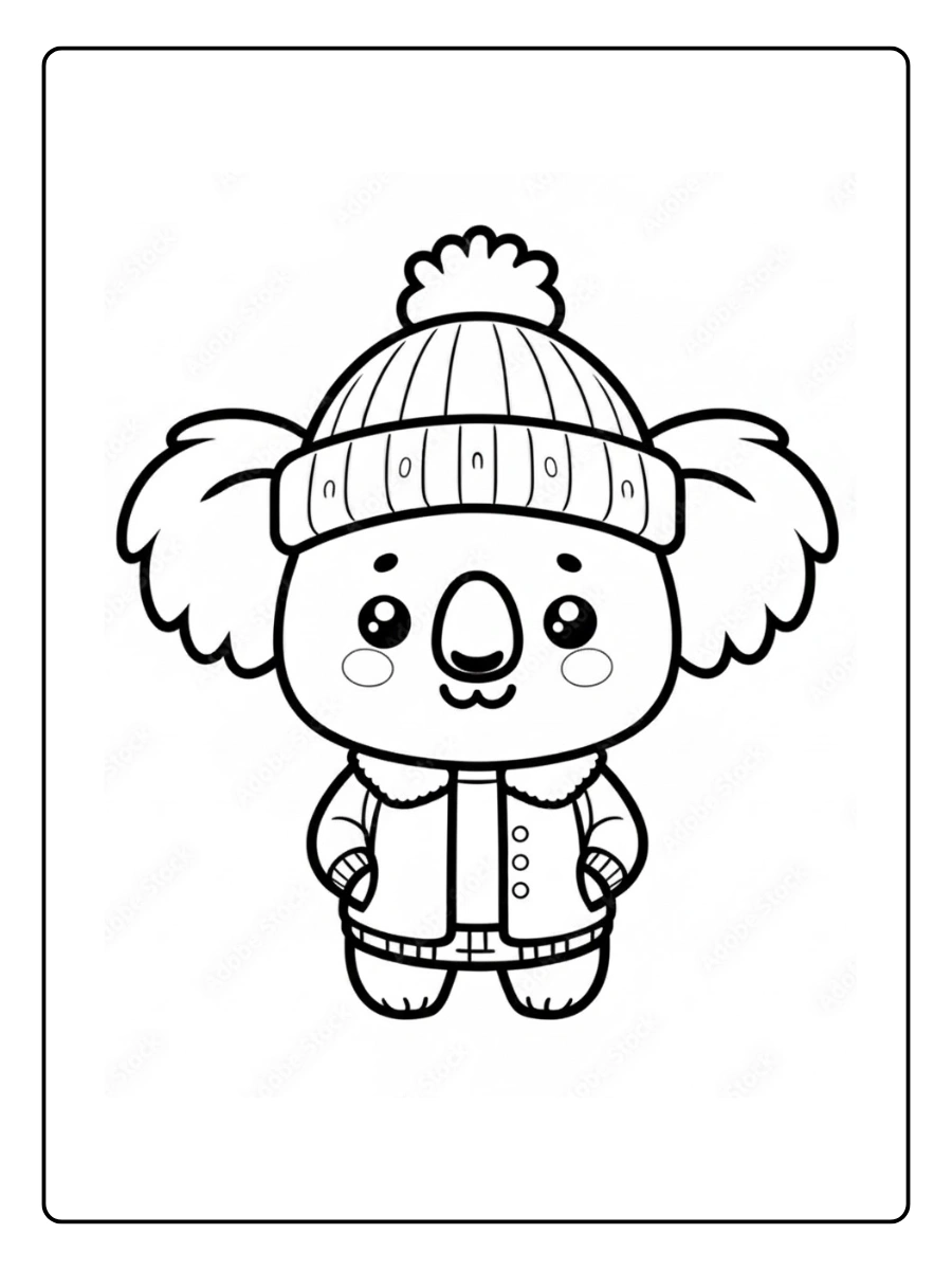 koala ausmalbild (3)