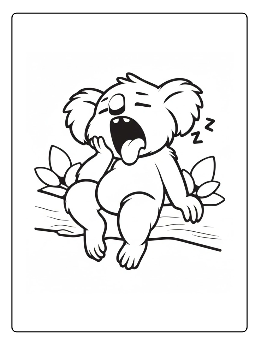 koala ausmalbild (8)