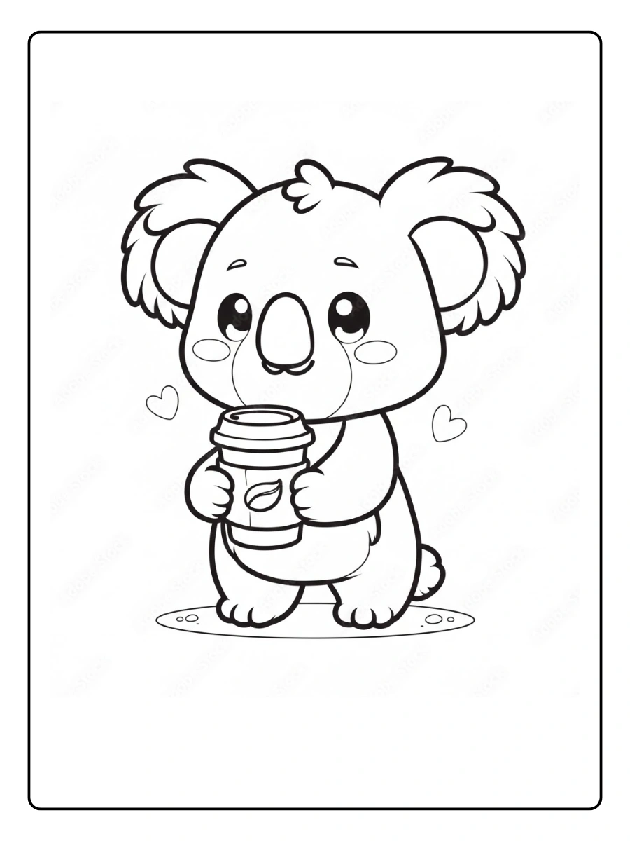 koala ausmalbild (9)