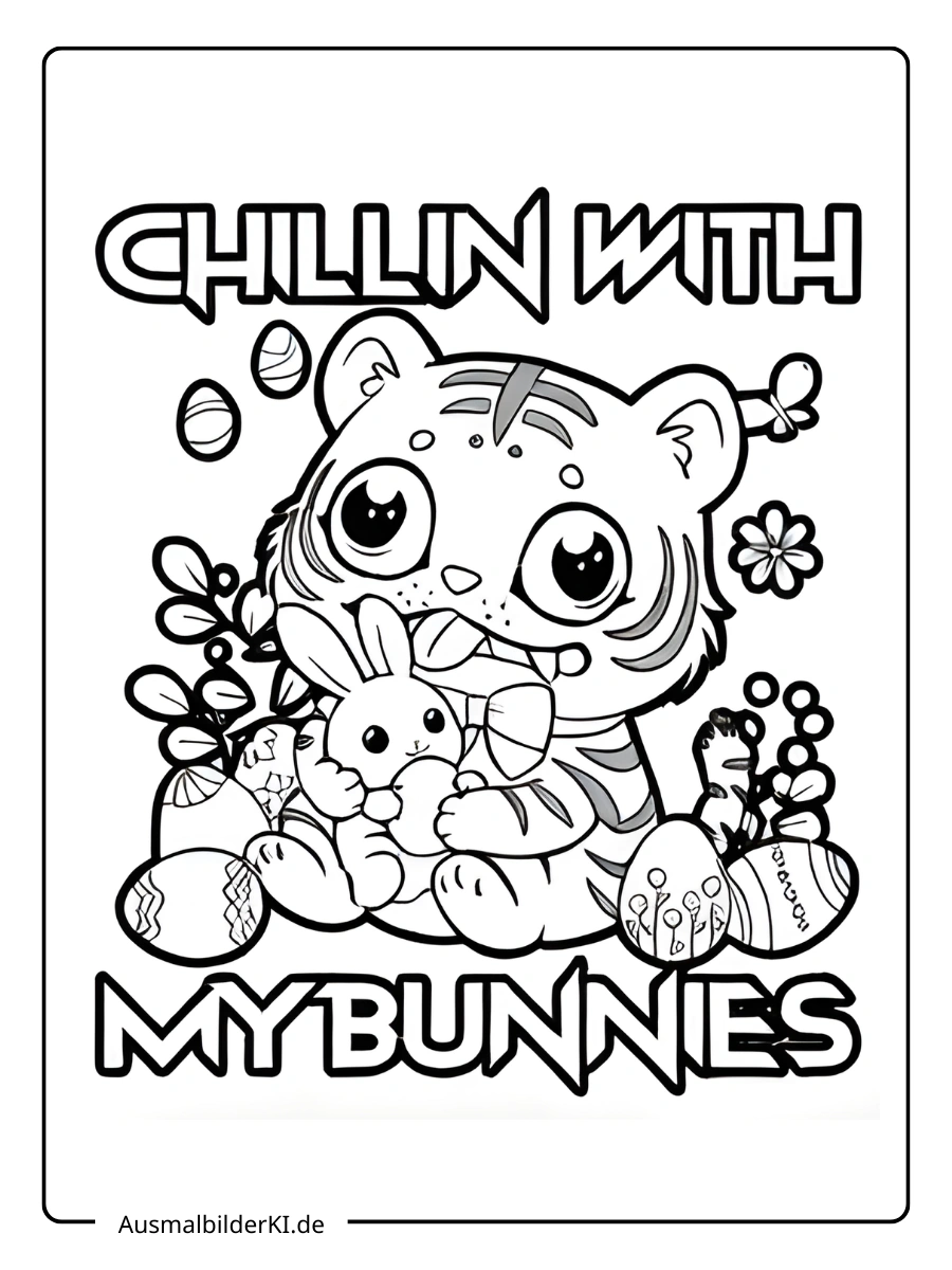 kpop demon hunters ausmalbilder ostern (10)