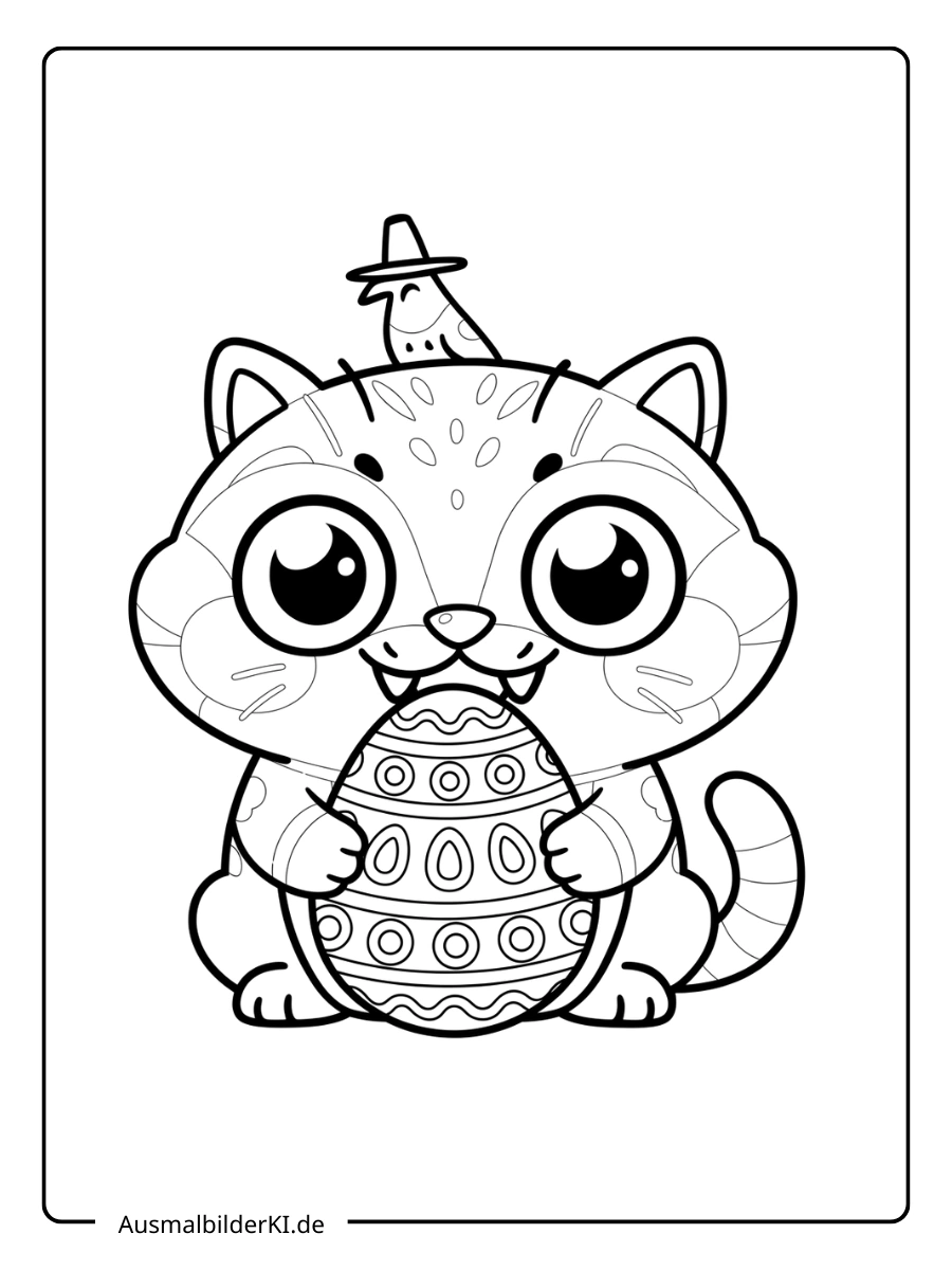 kpop demon hunters ausmalbilder ostern (8)