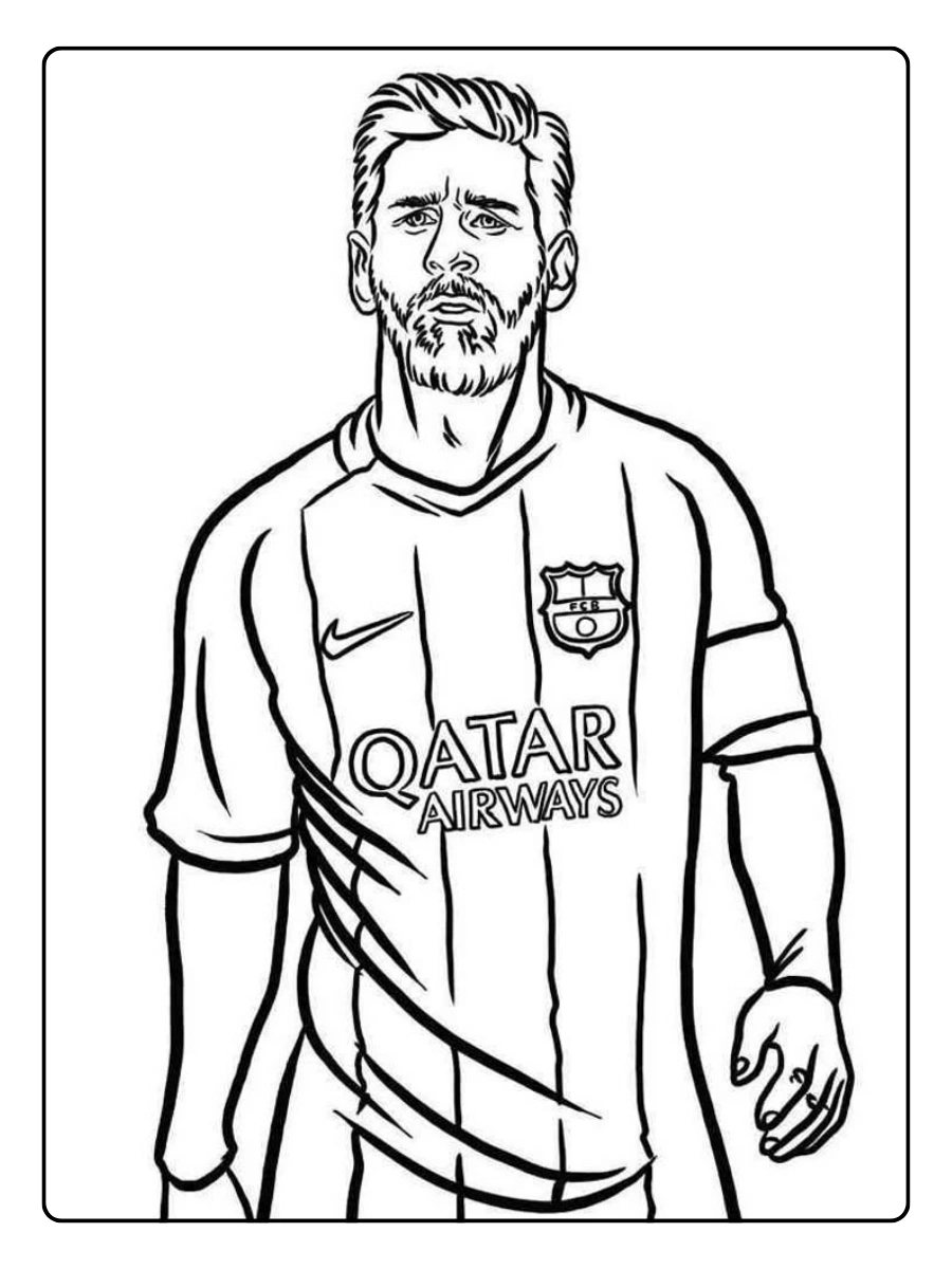 messi ausmalbild (2)