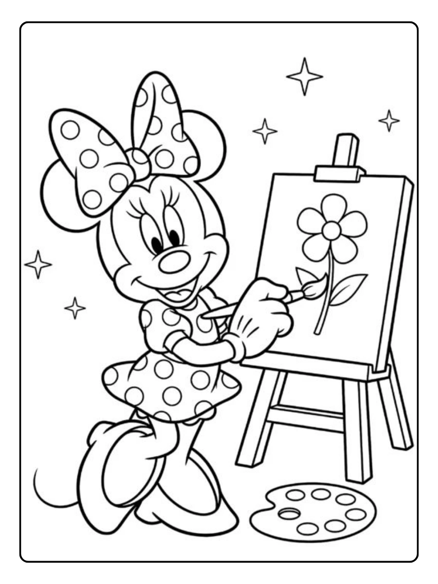 minnie mouse ausmalbilder (8)