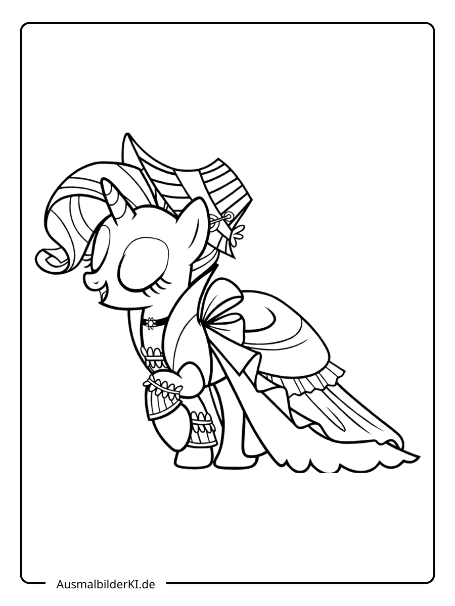 my little pony ausmalbilder rarity (11)