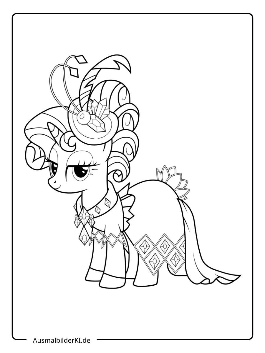 my little pony ausmalbilder rarity (12)
