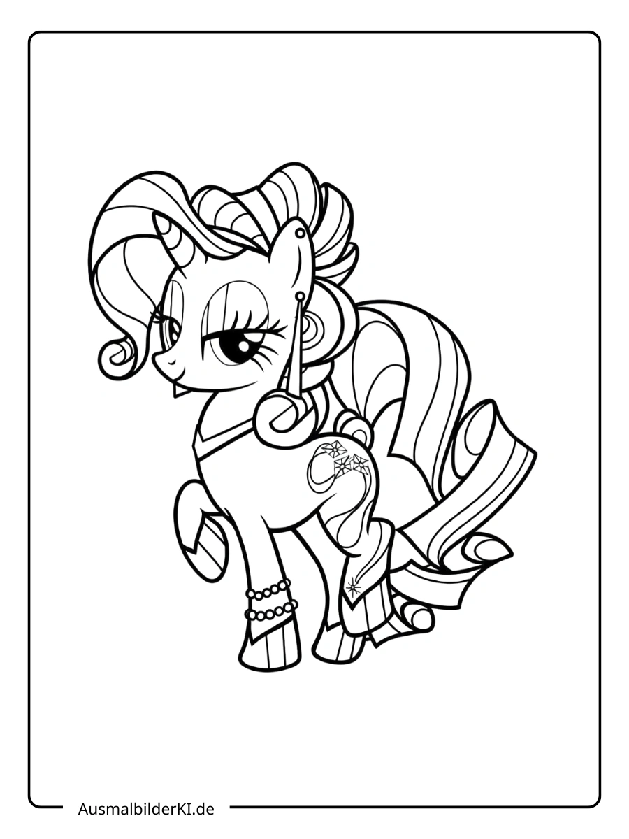 my little pony ausmalbilder rarity (19)