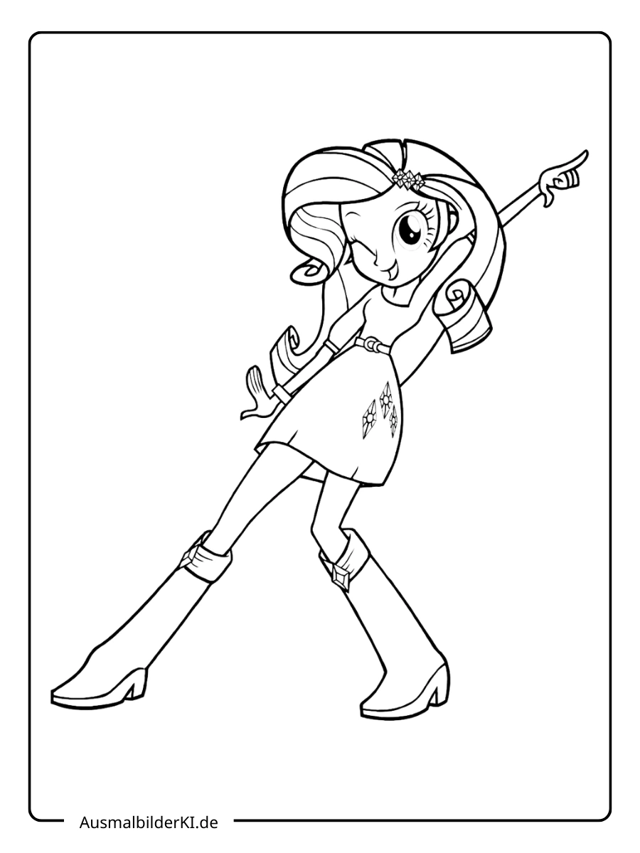 my little pony ausmalbilder rarity (3)