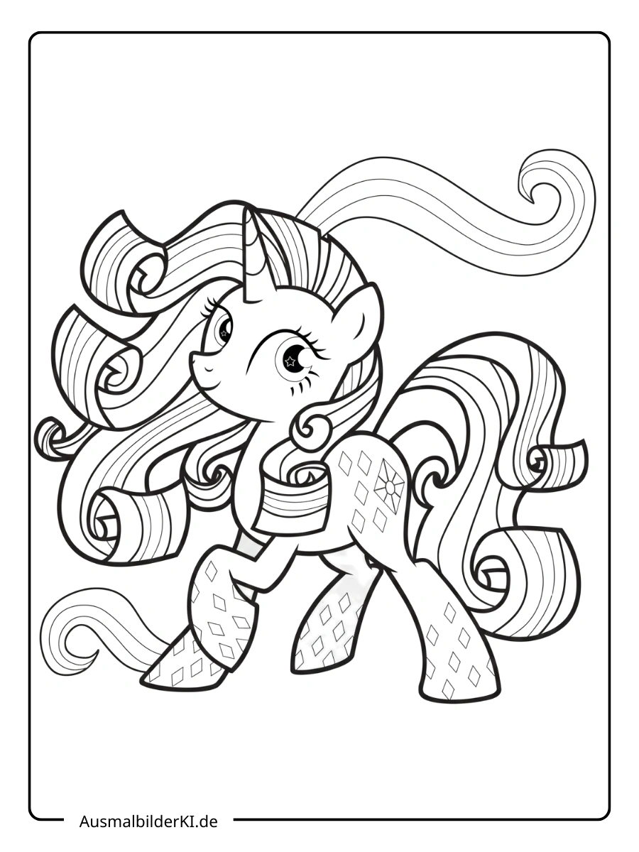 my little pony ausmalbilder rarity (4)