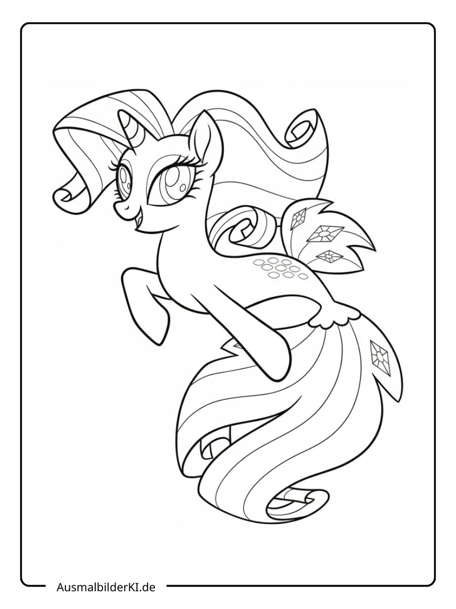 my little pony ausmalbilder rarity (5)