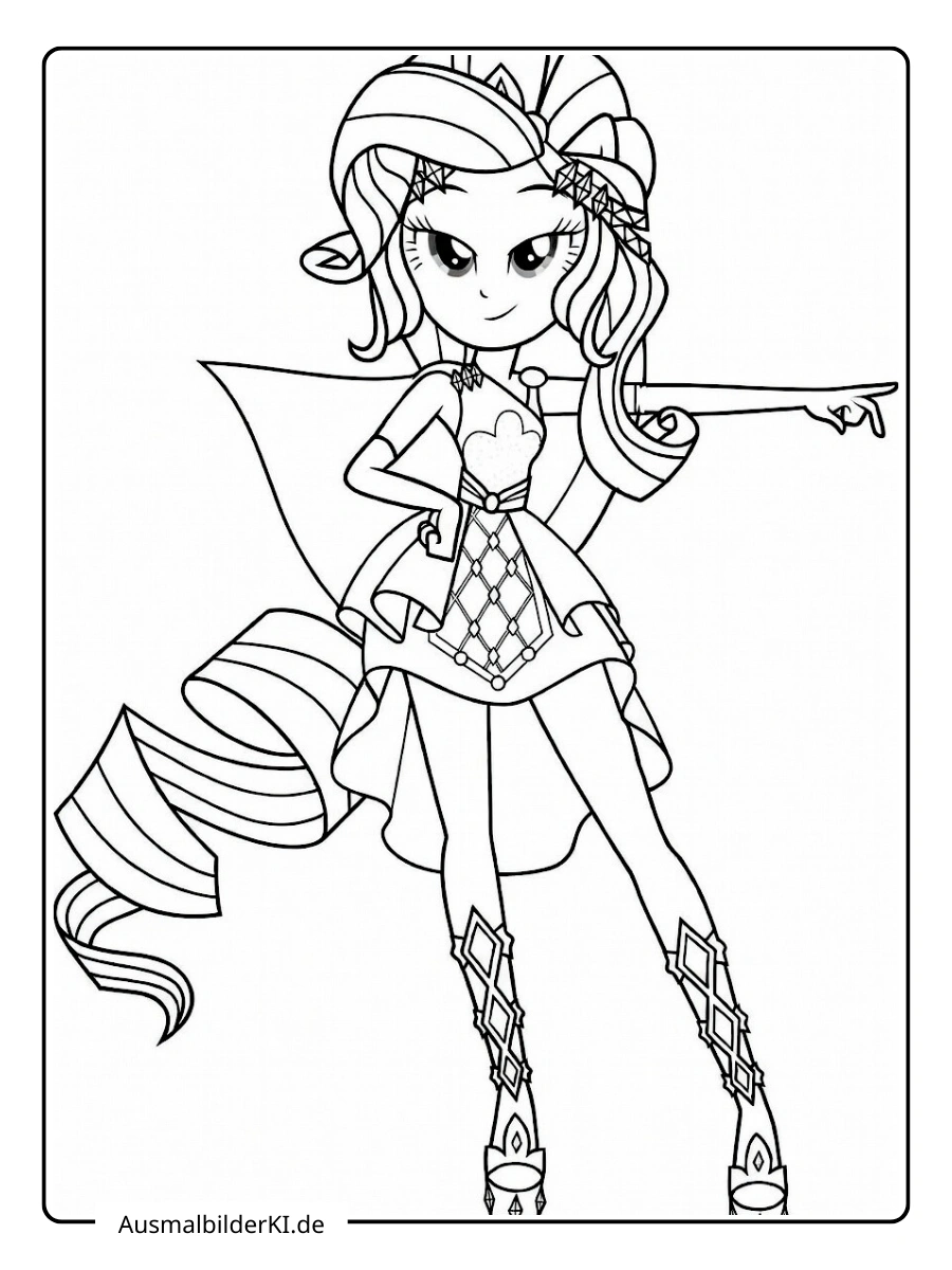 my little pony ausmalbilder rarity (6)