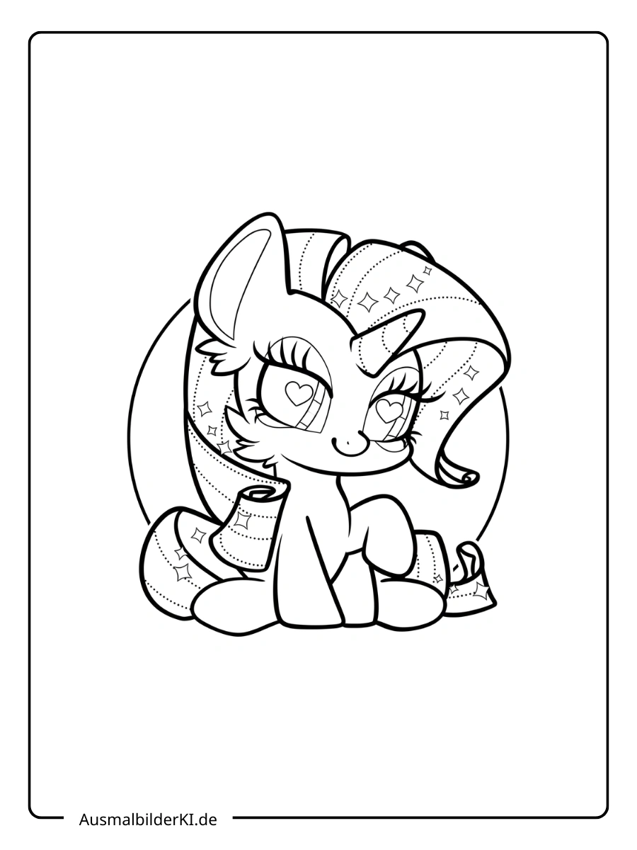 my little pony ausmalbilder rarity