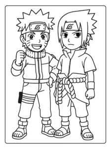 naruto ausmalbilder anime