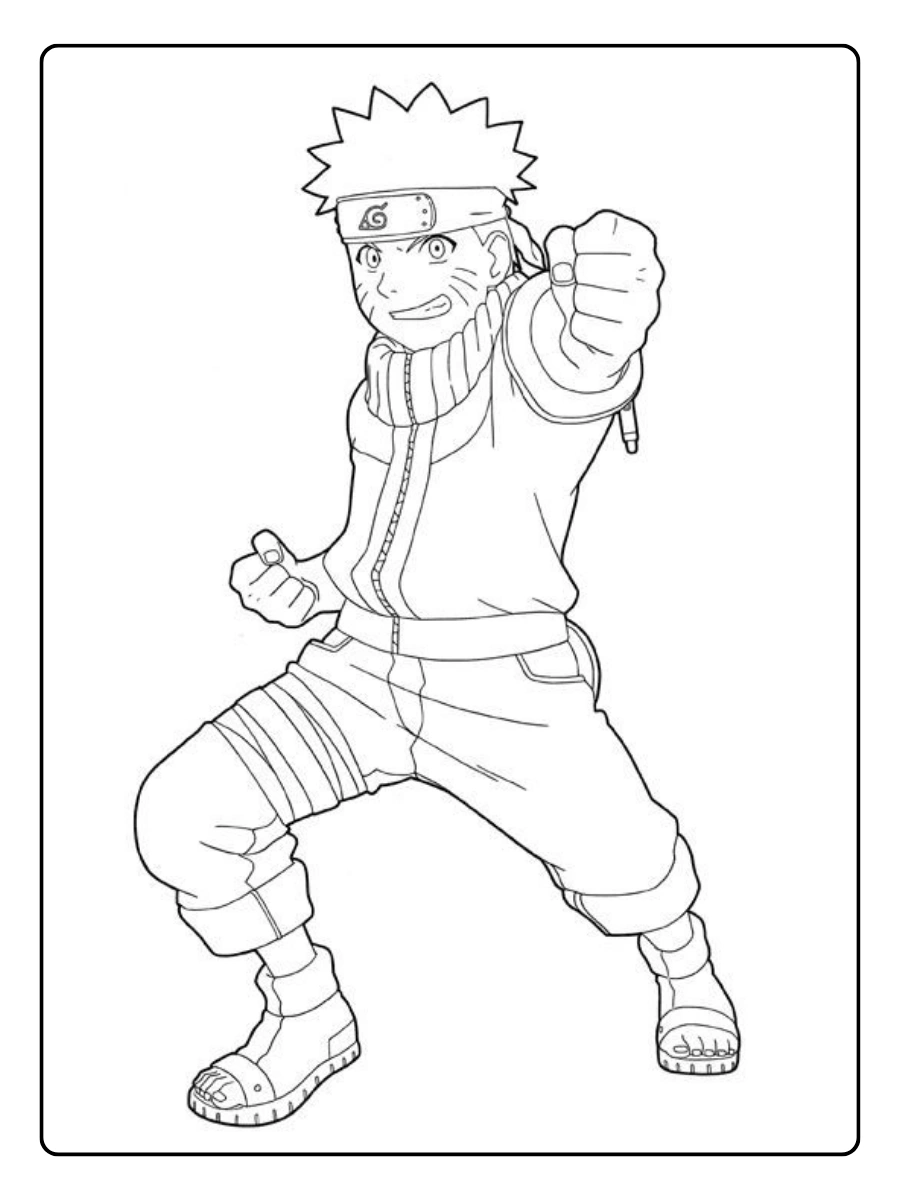 naruto ausmalbilder cartoon