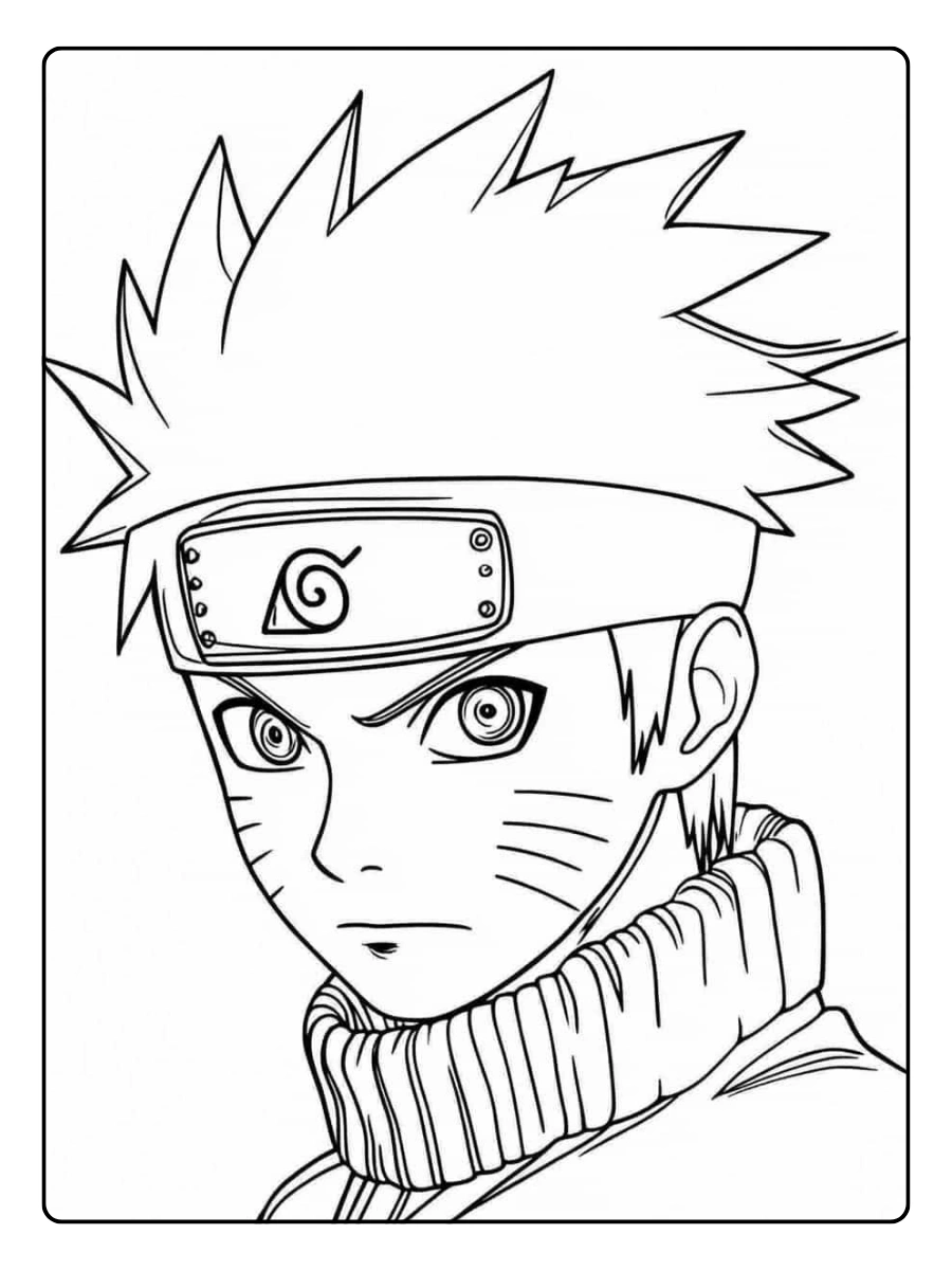 naruto ausmalbilder für kinder