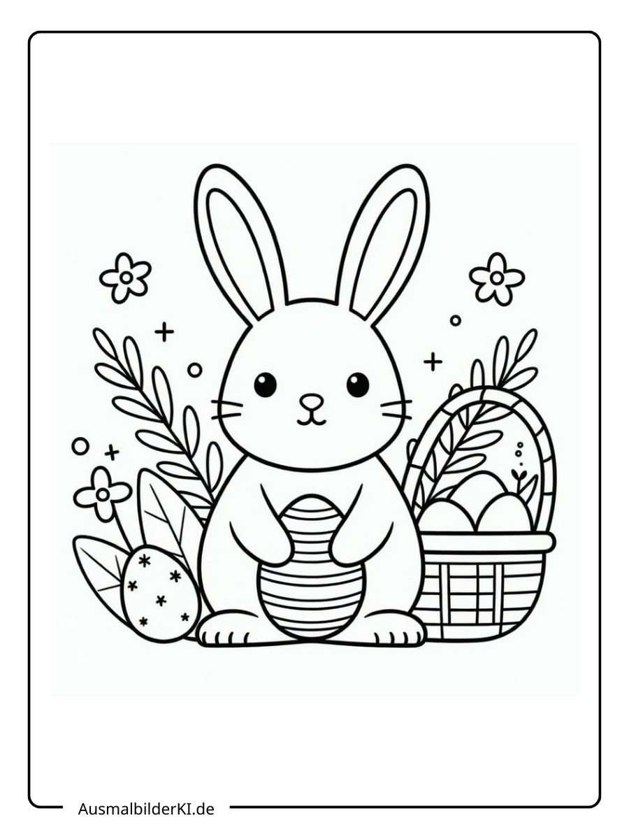 osterhase ausmalbilder ostern (3)