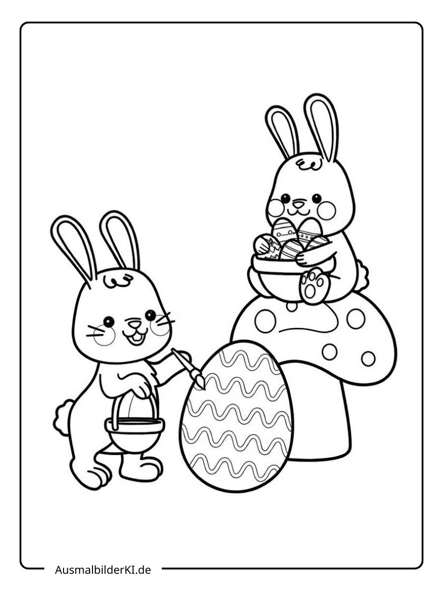 osterhase ausmalbilder ostern (4)
