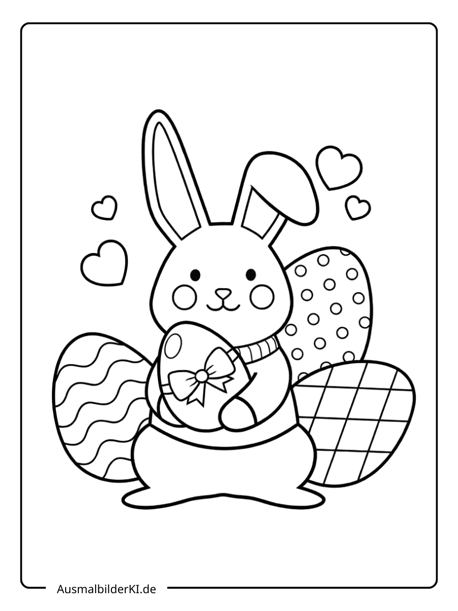osterhase ausmalbilder ostern