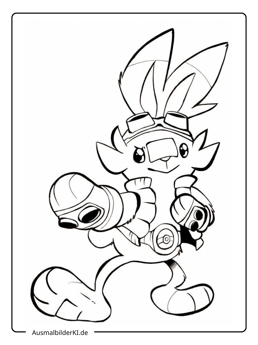 pokemon ausmalbilder hopplo (24)