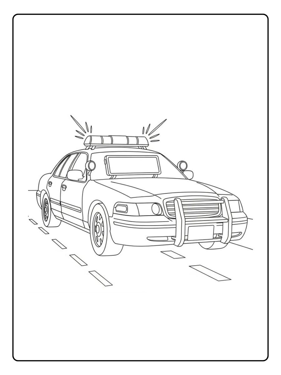 polizeiauto ausmalbild (12)