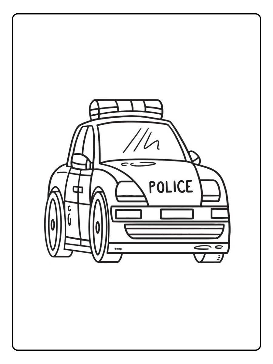 polizeiauto ausmalbild (15)