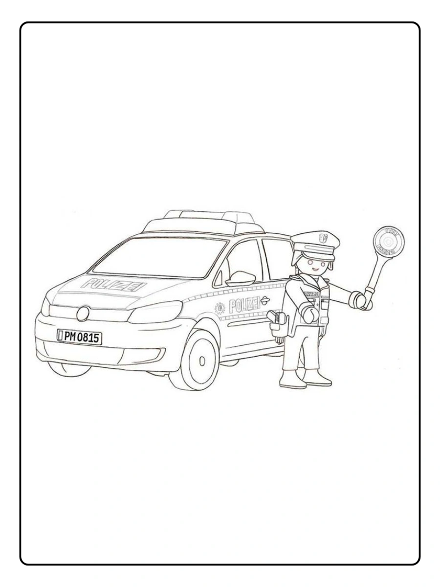 polizeiauto ausmalbild (6)