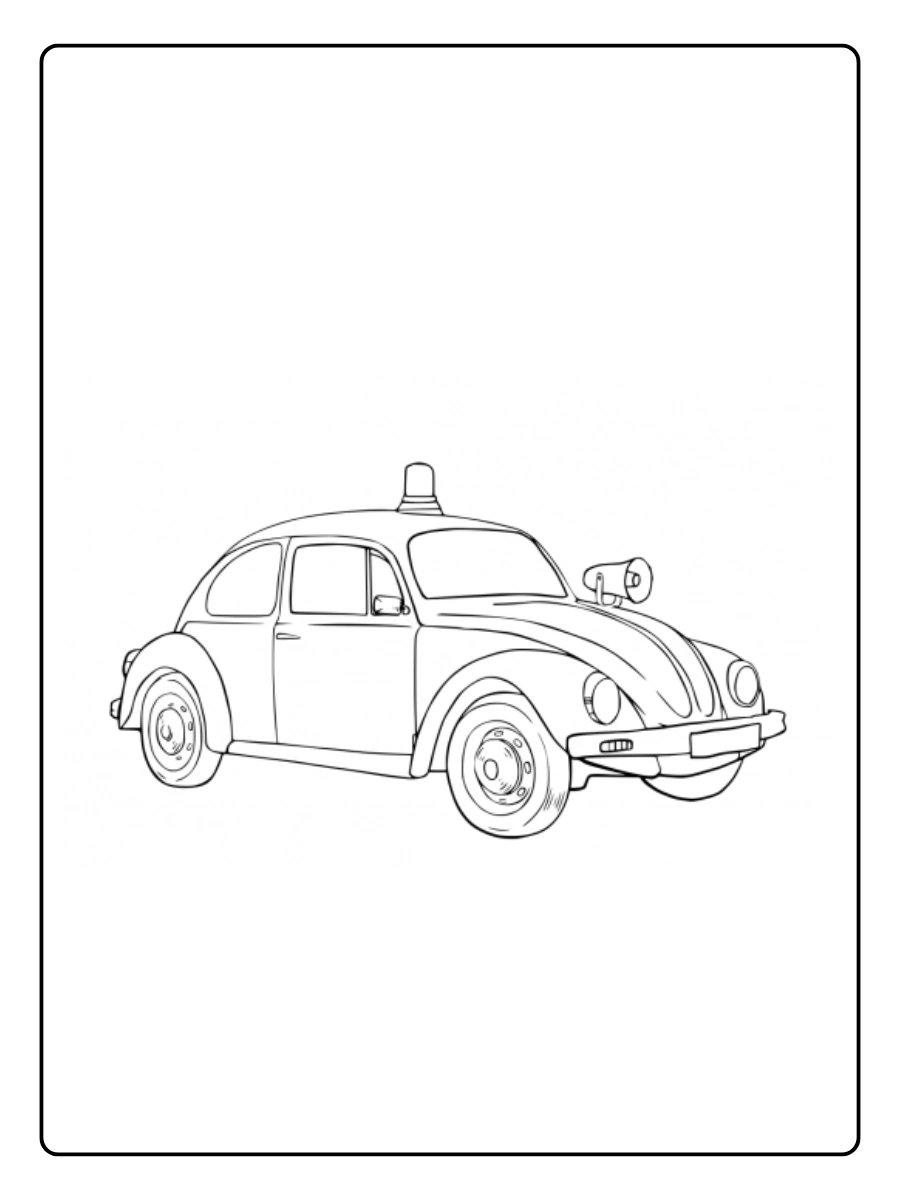 polizeiauto ausmalbild (9)