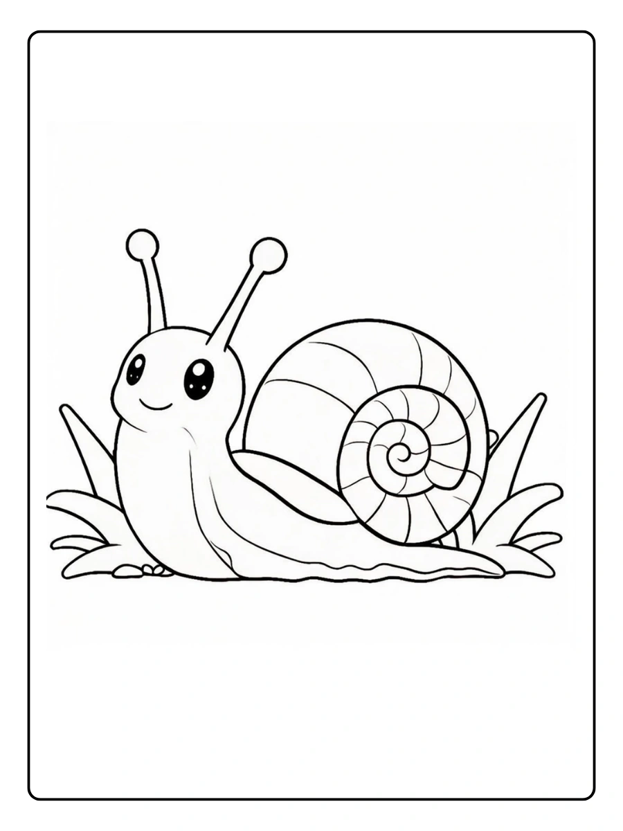 schnecke ausmalbild (2)