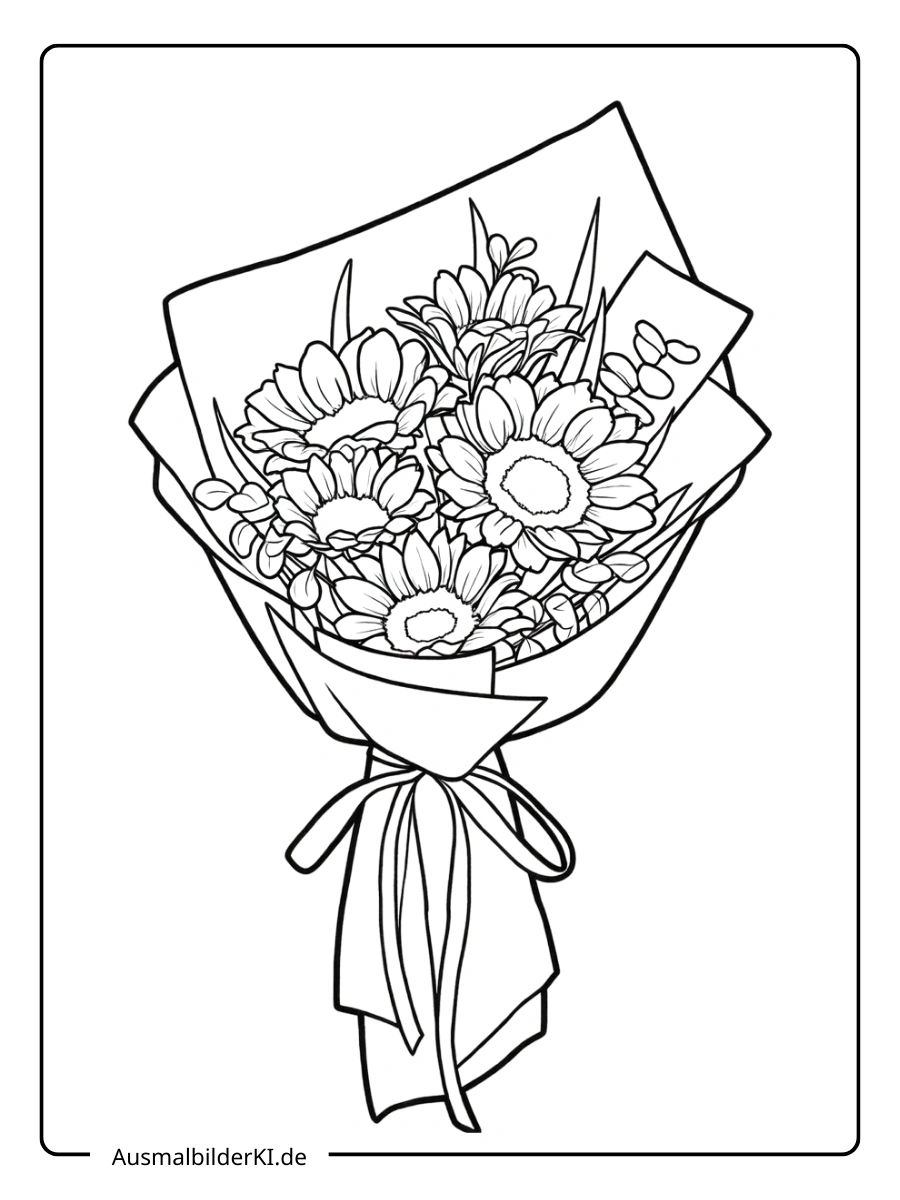 sonnenblume ausmalbild (7)